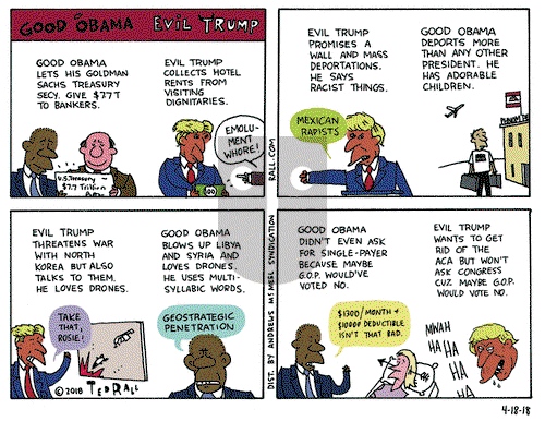 Ted Rall on Wednesday April 18, 2018 Comic Strip