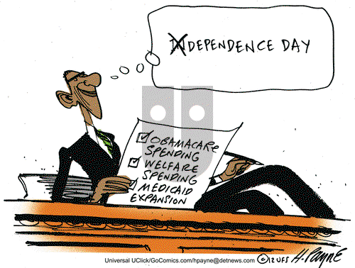 Henry Payne on Friday July 6, 2012 Comic Strip