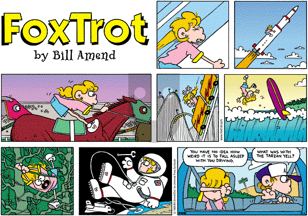 FoxTrot - Sunday August 1, 1999 Comic Strip