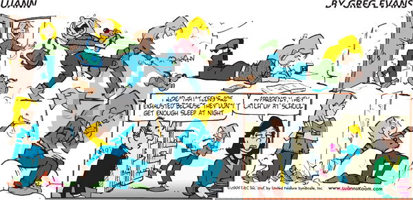 Luann on Sunday February 15, 2004 Comic Strip