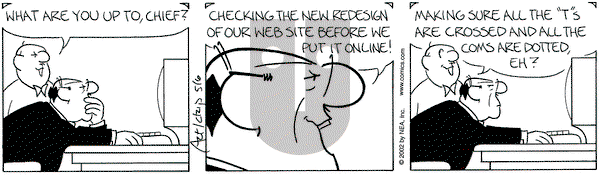 The Born Loser on Monday May 6, 2002 Comic Strip