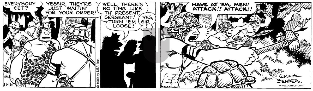 Alley Oop - Tuesday November 16, 1999 Comic Strip