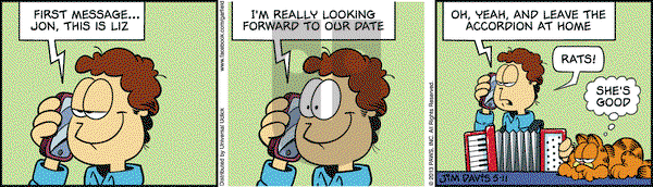 Garfield on Saturday May 11, 2013 Comic Strip