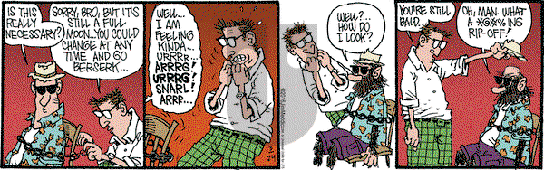 Monty on Thursday March 24, 2016 Comic Strip