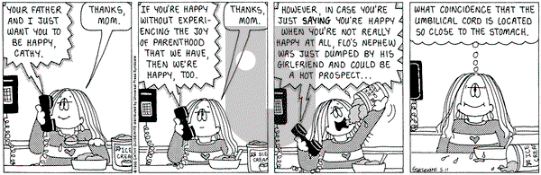 Cathy Classics on Thursday May 11, 1995 Comic Strip