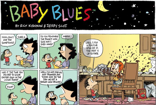 Baby Blues on Sunday September 7, 2008 Comic Strip