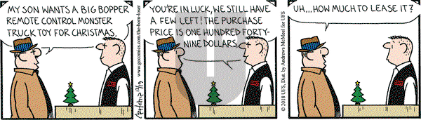 The Born Loser on Wednesday December 19, 2018 Comic Strip