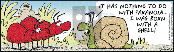 Frank and Ernest on Friday August 19, 2016 Comic Strip
