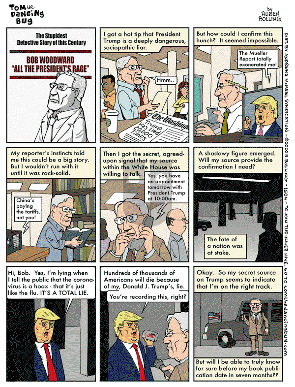 Tom the Dancing Bug on Friday September 18, 2020 Comic Strip