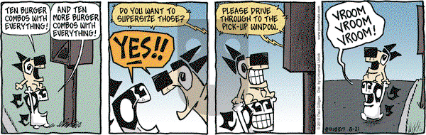 Pooch Cafe on Saturday August 21, 2010 Comic Strip