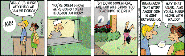 Arlo and Janis on Monday April 29, 2019 Comic Strip