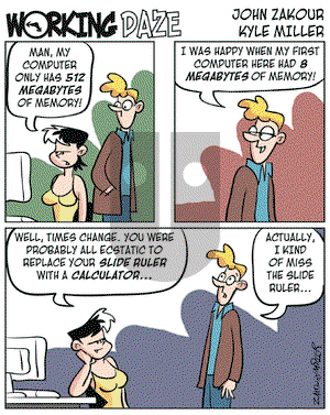 Working Daze on Tuesday March 8, 2005 Comic Strip