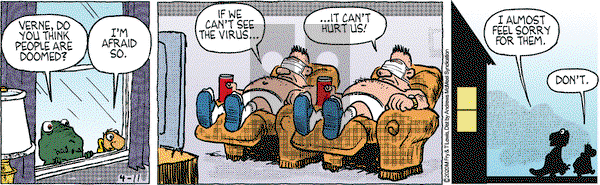 Over the Hedge on Saturday April 11, 2020 Comic Strip