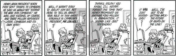 Doonesbury on Thursday March 20, 1975 Comic Strip