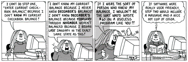 Cathy Classics on Saturday February 1, 1997 Comic Strip