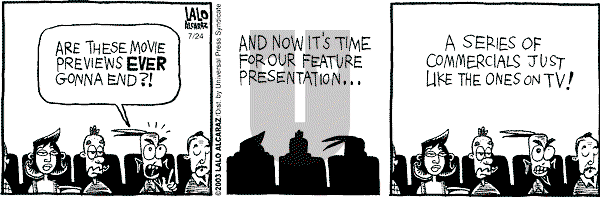 La Cucaracha on Thursday July 24, 2003 Comic Strip