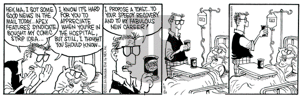 Monty on Tuesday January 7, 2003 Comic Strip
