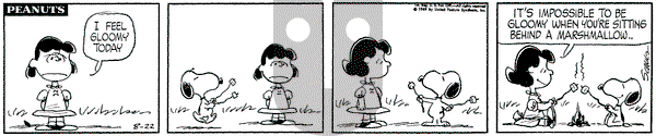 Peanuts on Friday August 22, 1969 Comic Strip