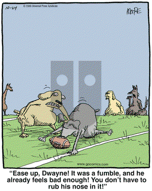 In the Bleachers on Sunday October 29, 2006 Comic Strip