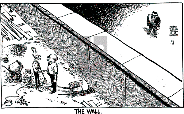 Pat Oliphant - Monday September 10, 1990 Comic Strip