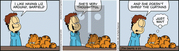 Garfield on Friday May 23, 2014 Comic Strip