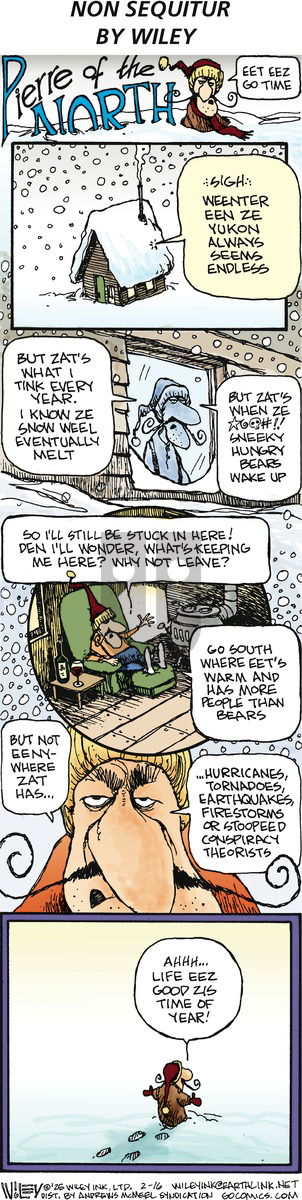Non Sequitur - Sunday February 16, 2025 Comic Strip