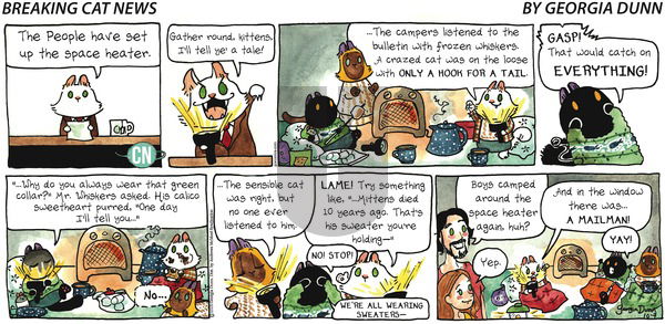 Breaking Cat News on Sunday October 7, 2018 Comic Strip