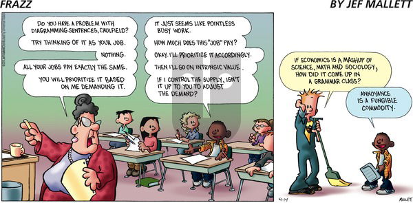 Frazz - Sunday April 14, 2013 Comic Strip