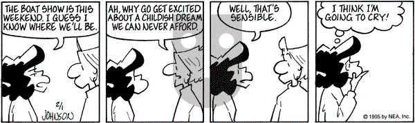Arlo and Janis on Tuesday March 21, 1995 Comic Strip