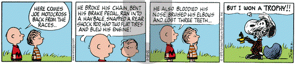 Peanuts on Thursday August 16, 2001 Comic Strip