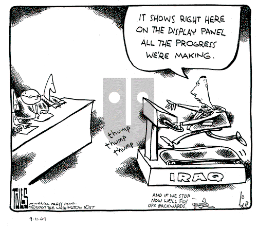 Tom Toles on Tuesday September 11, 2007 Comic Strip