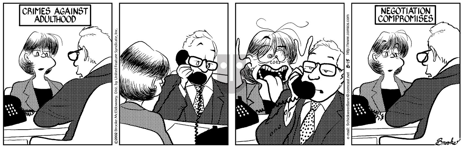 9 Chickweed Lane - Thursday August 15, 2002 Comic Strip