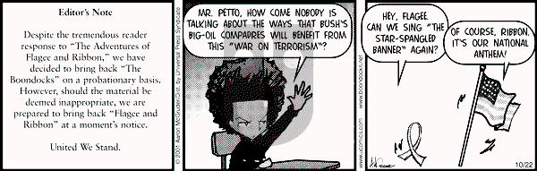 The Boondocks on Monday May 25, 2009 Comic Strip