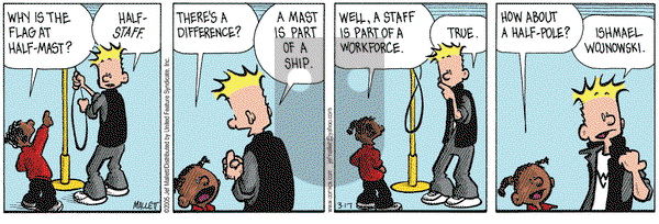 Frazz on Thursday March 17, 2005 Comic Strip