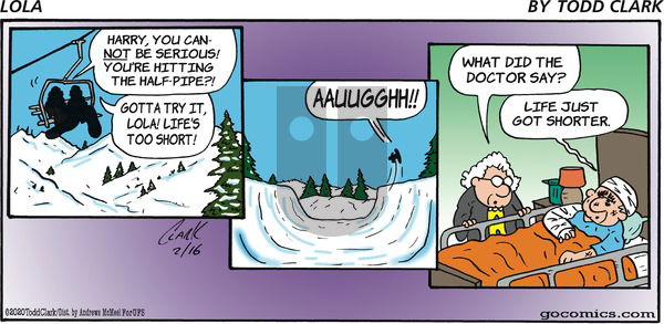 Lola on Sunday February 16, 2020 Comic Strip