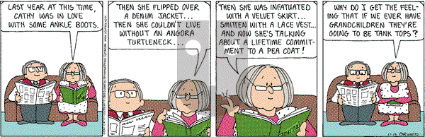 Cathy Classics on Friday November 16, 2001 Comic Strip