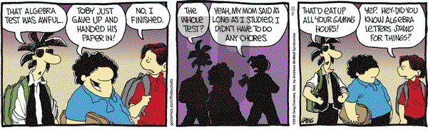 The Buckets on Thursday November 8, 2018 Comic Strip