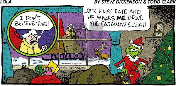 Lola on Sunday December 22, 2002 Comic Strip