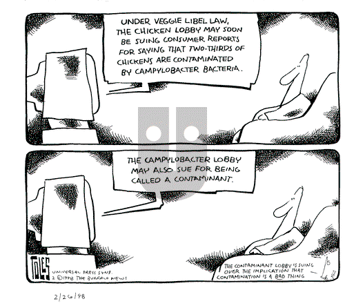 Tom Toles on Thursday February 26, 1998 Comic Strip