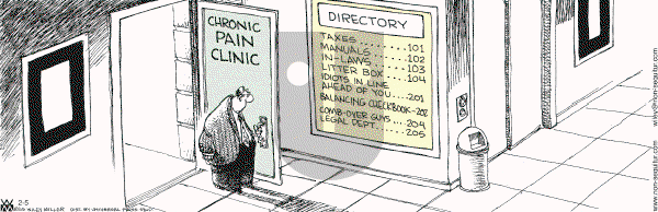 Non Sequitur on Saturday February 5, 2005 Comic Strip