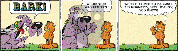 Garfield on Wednesday March 25, 2015 Comic Strip