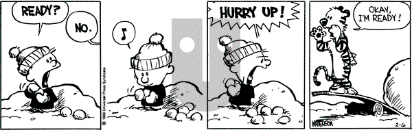 Calvin and Hobbes on Thursday February 6, 1986 Comic Strip
