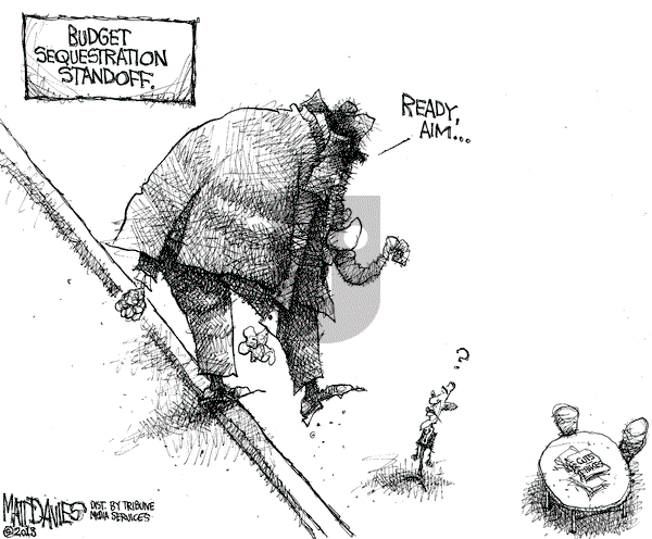 Matt Davies on Wednesday February 20, 2013 Comic Strip
