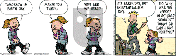 Frazz on Monday April 21, 2008 Comic Strip