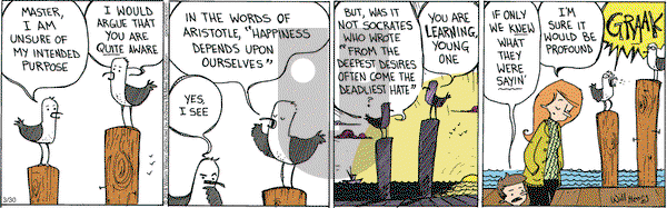 Wallace the Brave on Friday March 30, 2018 Comic Strip