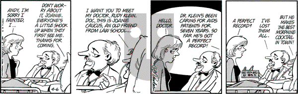Doonesbury - Thursday April 6, 1989 Comic Strip