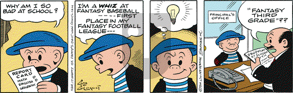 Nancy on Thursday March 17, 2011 Comic Strip