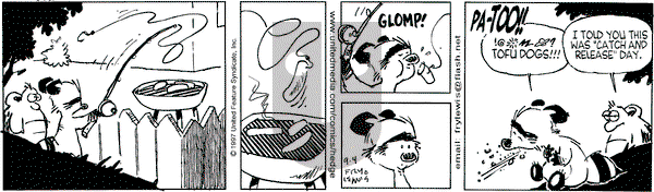 Over the Hedge on Thursday September 4, 1997 Comic Strip