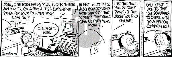 Adam@Home on Saturday June 7, 1997 Comic Strip