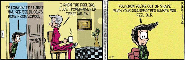Grand Avenue on Friday September 12, 2014 Comic Strip